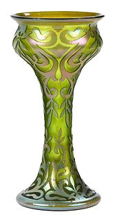 Loetz Attributed Cameo Glass Vase
