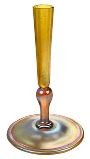 Tiffany Favrile Art Glass Bud Vase