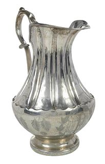 Colonial Silver Pitcher