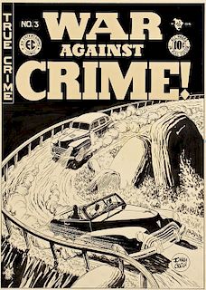 Johnny Craig War Against Crime #3 Cover Art