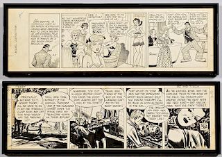 2 Comic Strips: Caniff & Branner