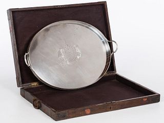 4642576: George III Sterling Silver Large Tray, Probably
 Robert Sharp, London, 1795 TF1SQ