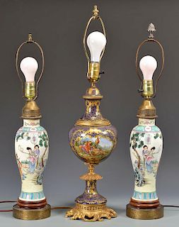 3 Lamps, Chinese and French