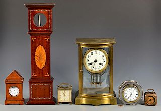 Grouping of Assorted Table Clocks, 5 total