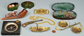 Gold Rush Scale, Navy Buckle and 5 other assorted novelties