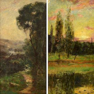 Pair Edward M. Campbell Landscapes