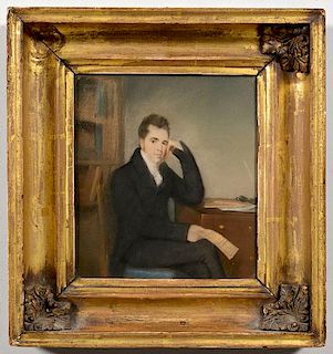 Pastel Portrait of Enoch Paine