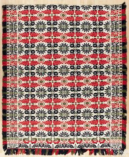 Two Berks County, Pennsylvania Jacquard coverlets, dated 1837 and 1847