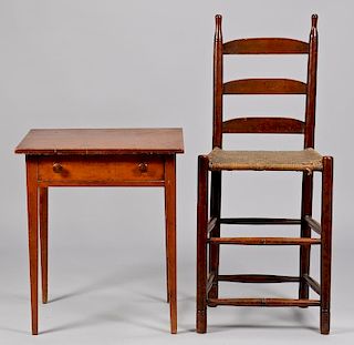 East TN Weaver Chair & Hepplewhite Table