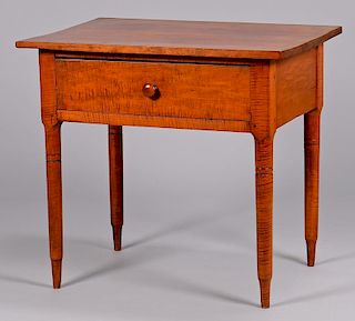 Tiger Maple Stand or Writing Table