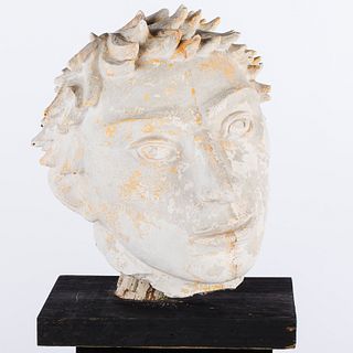 4058124: Carl Milles (Sweden/Michigan, 1875-1955), Untitled,
 Plaster Maquette and Signed Book E8RDL