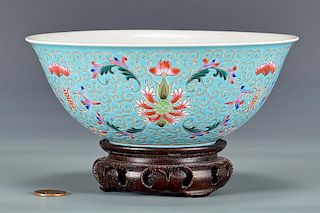 Chinese Famille Rose Republic Bowl