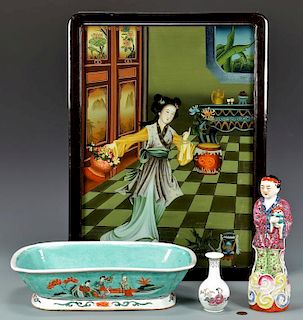 Group of Chinese Porcelain & Art items