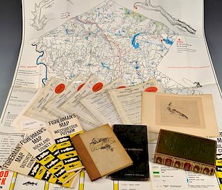 Fly Fishing Archive incl. Maps & Books