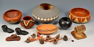 Southwestern Indian Pottery 10 pcs.