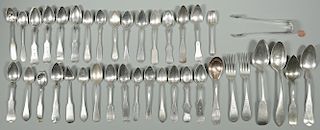 Assd. Sterling and Coin Silver Flatware by unidentified makers