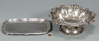 Sterling Compote and Tray