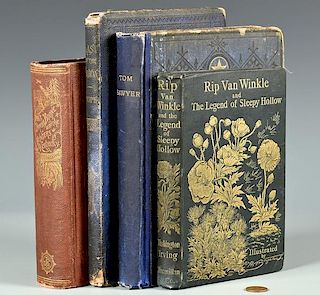 4 Classic Lit Books inc. Tom Sawyer