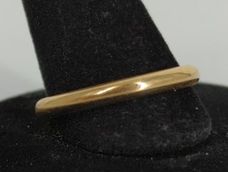 14kt Yellow Gold Straight Shank Ring
