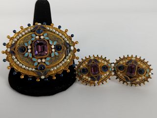 Rare Vintage Hobe Jewelry Set