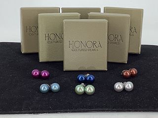 New Old Stock Honora Pearl Earrings