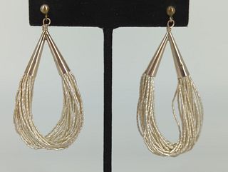 Sterling Silver Southwestern Style Earrings