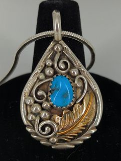 Sterling Silver Southwestern Style Necklace