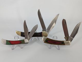Three Pakistani Made Folding Knives