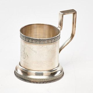 RUSSIAN SILVER CUP HOLDER