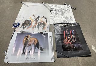 Lot of 5 Native American Posters