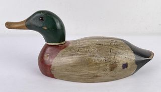 Ron Fisher Wood Mallard Duck Decoy