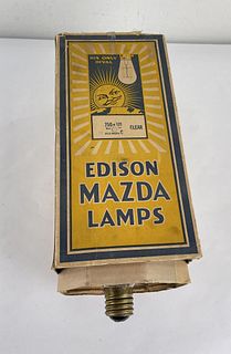 Antique Edison Mazda 750 Watt 120V Light Bulb