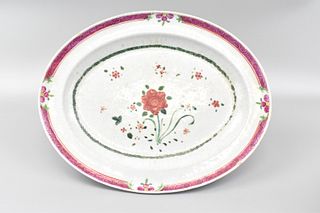 Chinese Famille Rose Plate,18th C.