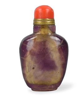 Chinese Tourmaline Snuff Bottle,Qing Dynasty