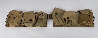 WW2 Mills Browning BAR Rifle Magazine Belt