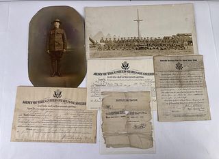 Group of WW1 Documents and Photos