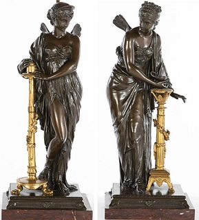 French School, Fairies of Light and Fire, Bronze