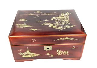 Vintage Asian Style Jewelry Box