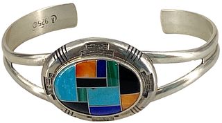 Sterling Silver Southwestern Style Bracelet