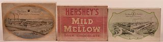 Three 1900s Hersheys Chocolate Advertising Boxes