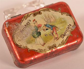 Early 1900s Hersheys Chocolate Sample Tin
