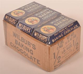 Early 1900s Wilbur Chocolate Advertising Box