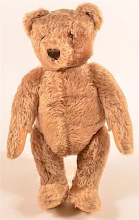 Vintage Tan Mohair Teddy Bear.