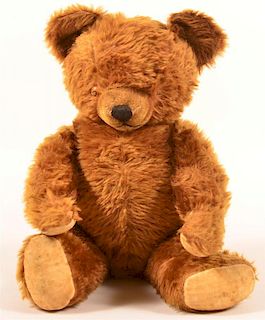 Vintage Brown Mohair Teddy Bear.