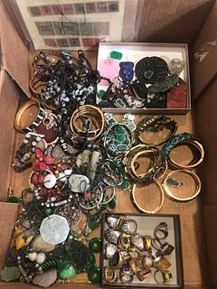 Box Lot Assorted Asian Accessories