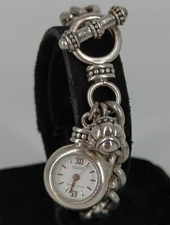 Sterling Silver Charm Style Watch From Ecclissi