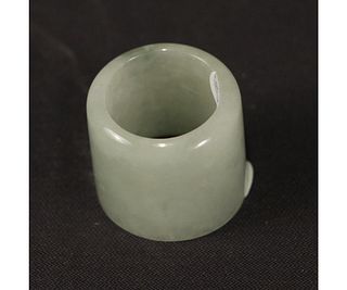 GREEN JADE CHINESE ARCHERS RING