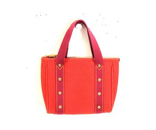 Louis Vuitton Red/Purple Cabas Handbag