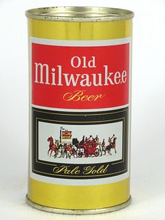 1958 Old Milwaukee Beer 12oz Flat Top Can 107-26V2, Milwaukee, Wisconsin