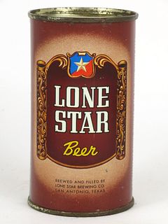 1952 Lone Star Beer 12oz Flat Top Can 92-10, San Antonio, Texas